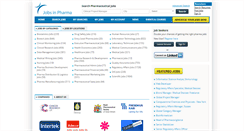 Desktop Screenshot of jobsinpharma.co.uk